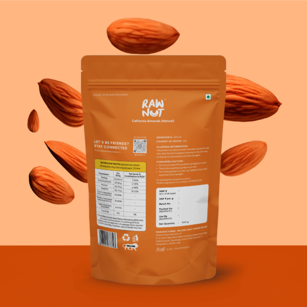 Rawnut badaam and almonds